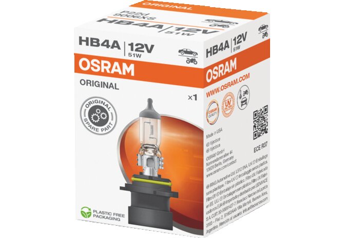 Halogenlampe HB4, 12 V, 51 W, P22d Osram