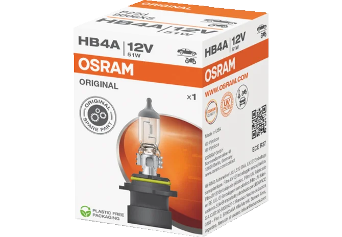 Halogenlampe HB4, 12 V, 51 W, P22d Osram
