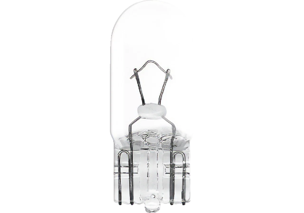 Glassockellampe W5W, 12 V, 5 W, W2.1x9.5d, 10 Stück Osram