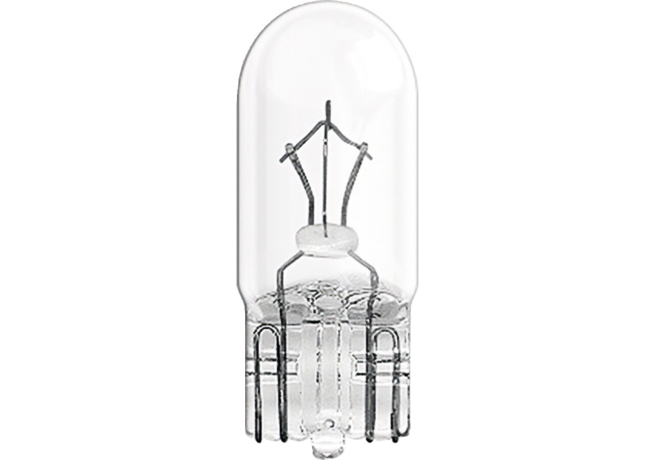 Glassockellampe 12 V, 2 W, W2.1x9.5d, 10 Stück Osram