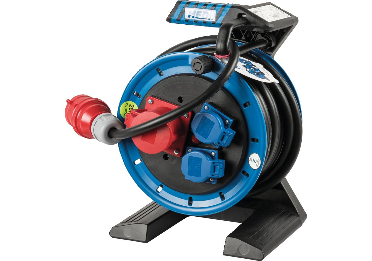 Drehstromkabeltrommel 20 m, Neopren-Leitung, 5G2,5 Generation 7 Companion Hedi