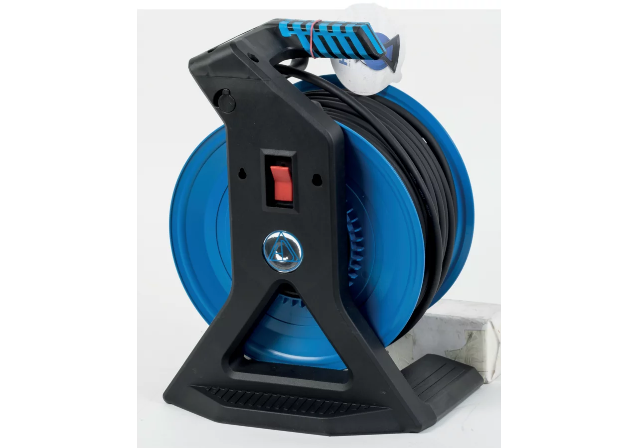 Kabeltrommel mit Schleifring, 50 m, 3G1,5 Generation 7, Champion Hedi
