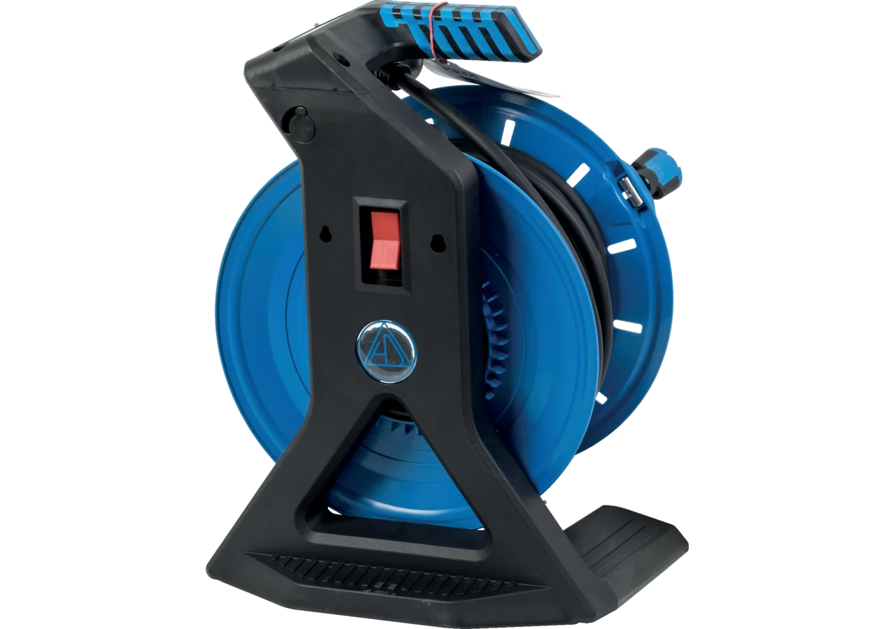 Kabeltrommel mit Schleifring, 25 m, 3G2,5 Generation 7, Champion Hedi