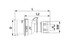 CEE Stecker Shark, blau, 16 A, 3-polig, 230 V PCE