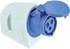 CEE Wandsteckdose blau, 16 A, 3-polig, 230 V PCE