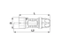 Stecker schwarz, Vollgummi, 16 A, 2-polig, 250 V STECKER VOLLGUMMI TOPTAURUS2 PCE