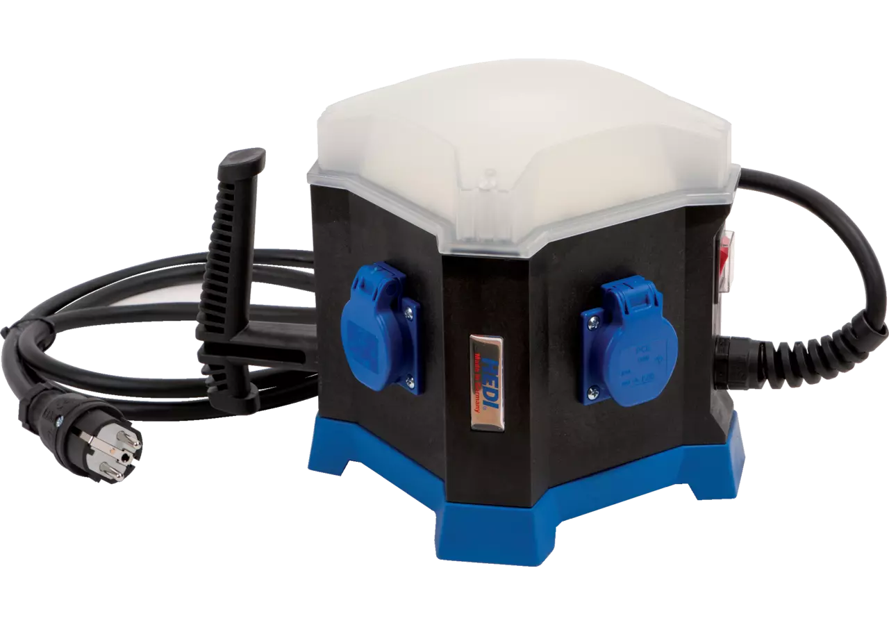 Mobilstromverteiler mit Licht, 16 A, 3-polig, 250 V Hedi
