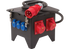 Mobilstromverteiler 16 / 32 A, 3/5-polig, 400 V MOBILER VOLLGUMMI KUNSTSTOFFVE PCE