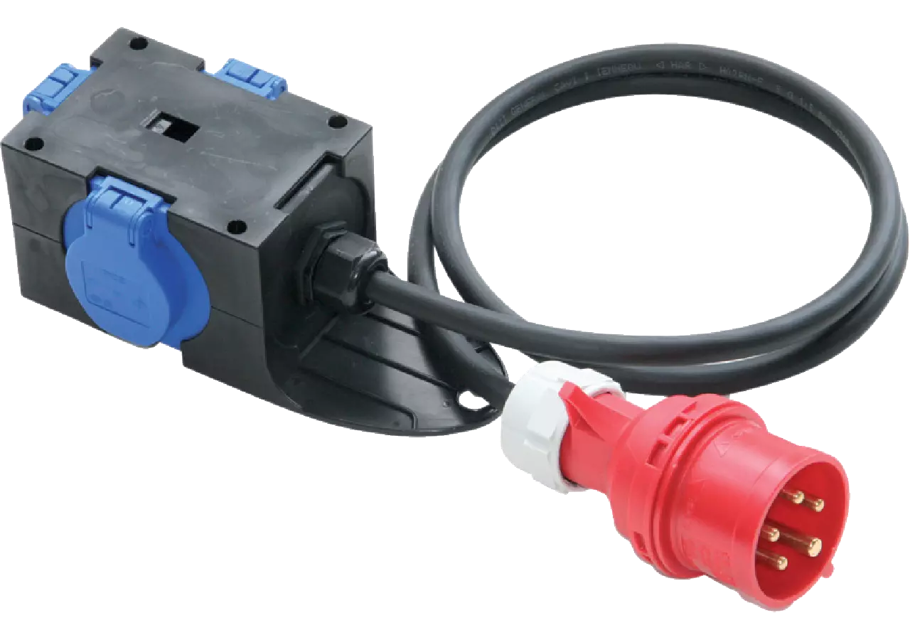 Mobilstromverteiler 16 A, 3-polig, 250 V PCE