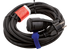 Verlängerungskabel schwarz, mit Stecker und Kupplung, 3 x 1,5 mm², L = 10 m Hedi