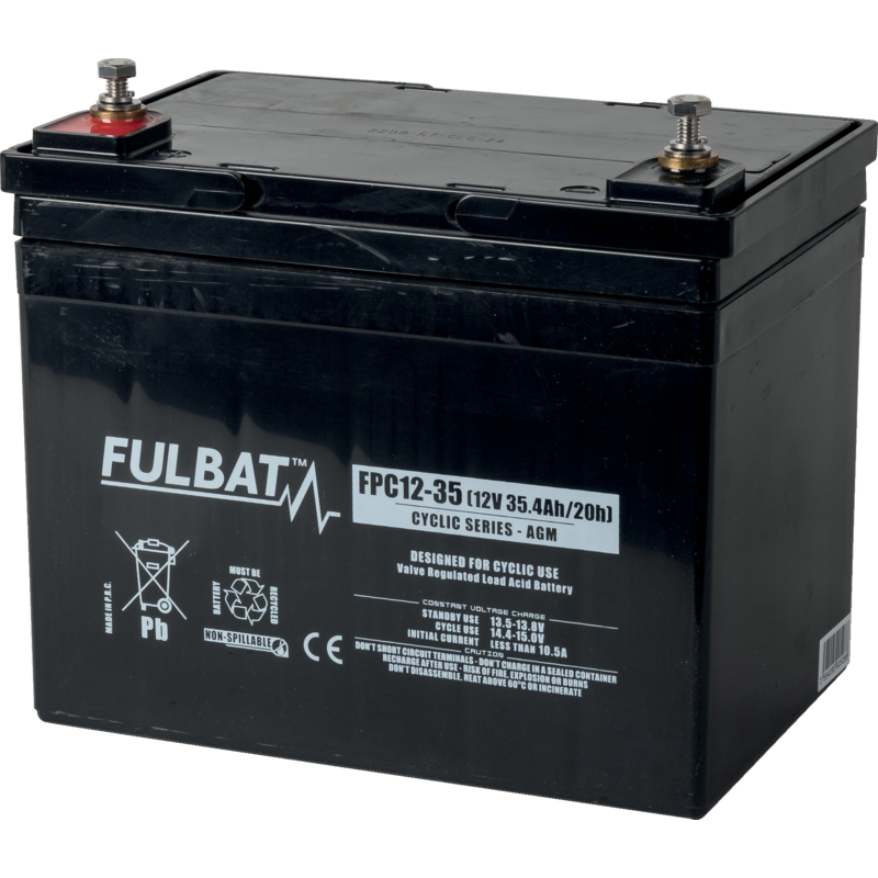 Fulbat Versorgerbatterie 12 V, 20h/35,4Ah, 10h/33Ah FPC12-35