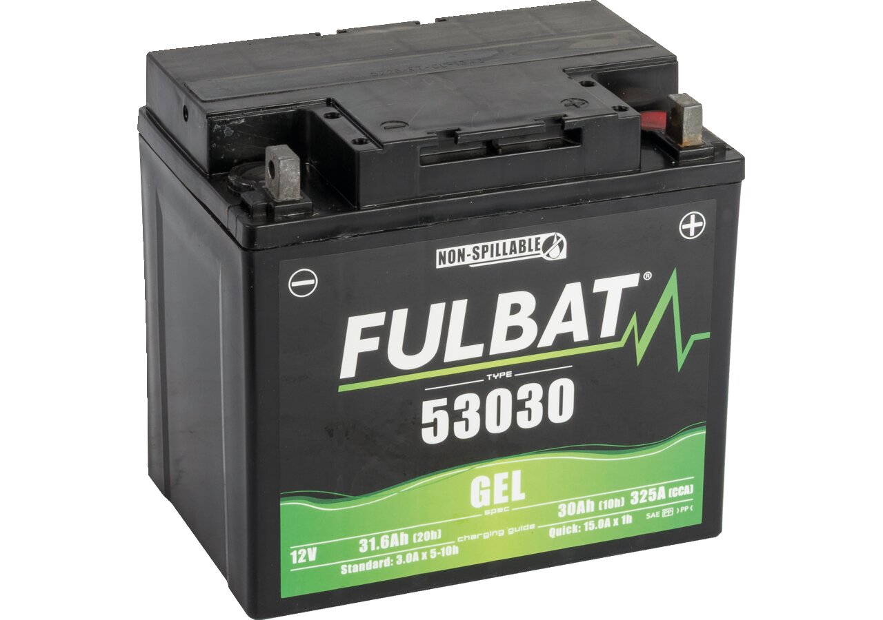 Fulbat Batterie 12V GEL 30Ah 53030, 550945 Fulbat