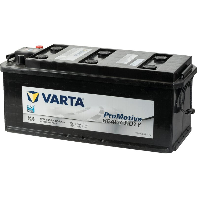 Varta Batterie 12 V, 143 Ah, 950 A, Varta K4 Promotive Heavy Duty LKW 643 033 095
