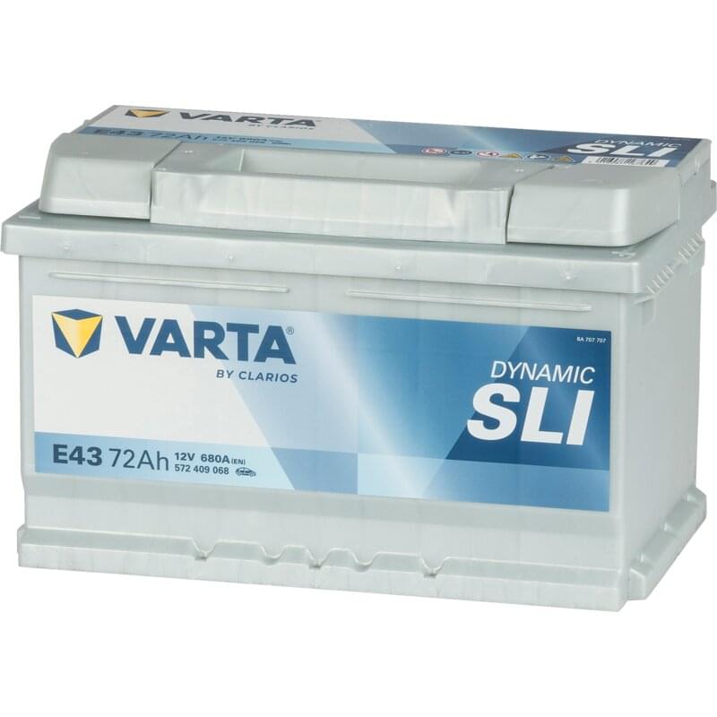 Varta Batterie 12 V, 72 Ah, 680 A Varta Dynamic SLI