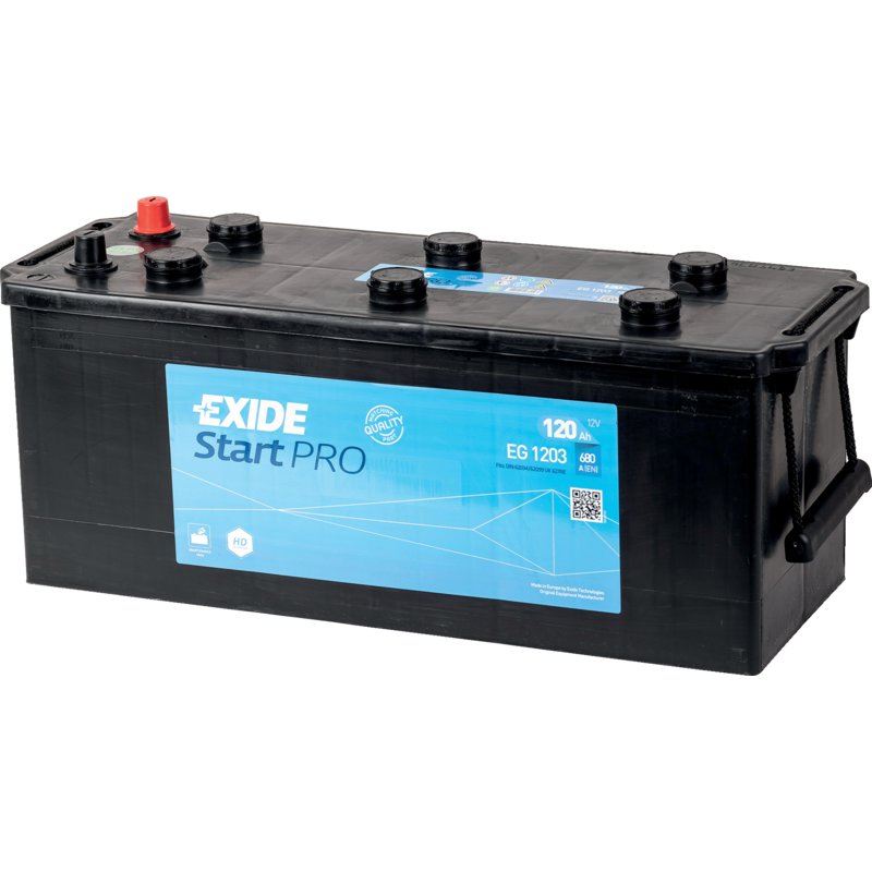 Exide Batterie 12 V, 120 Ah, 680 A, ExideStart Pro, EG 1203