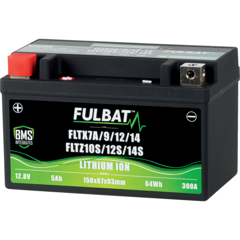 Fulbat Batterie 12V, 5A, 300A Fulbat LI-Ionen, FLTZ10S/12S/14S 560625