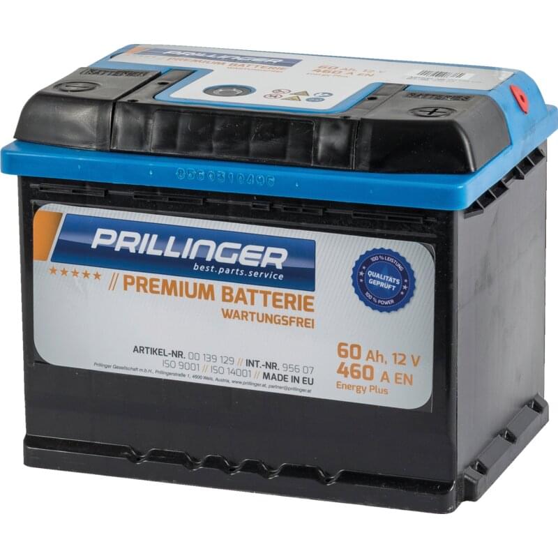 Prillinger Premium Versorgerbatterie 12 V, C5/50Ah, C20/60Ah, C100/70, 460A Premium Energy – Zuverlässige Batterien