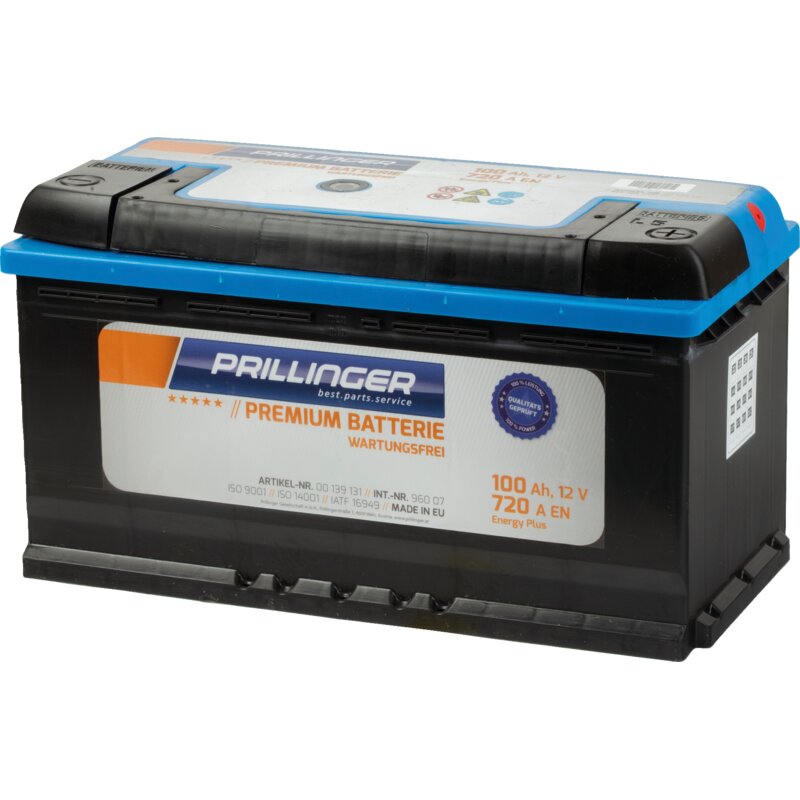 Prillinger Premium Versorgerbatterie 12 V, C5/75Ah, C20/100Ah, C100/110, 720A Premium Energy – Zuverlässige Batterien