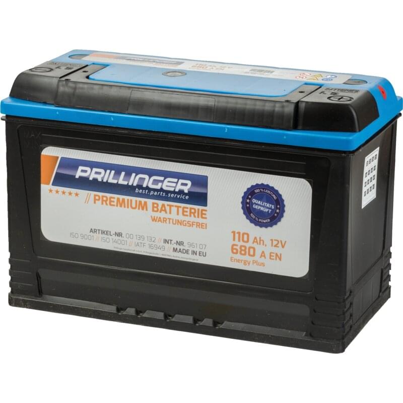 Prillinger Premium Versorgerbatterie 12 V, C5/82Ah, C20/110Ah, C100/120, 680A Premium Energy – Zuverlässige Batterien