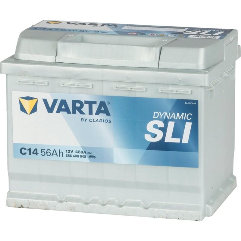 Varta Batterie 12 V, 56 Ah, 480 A Varta Dynamic SLI