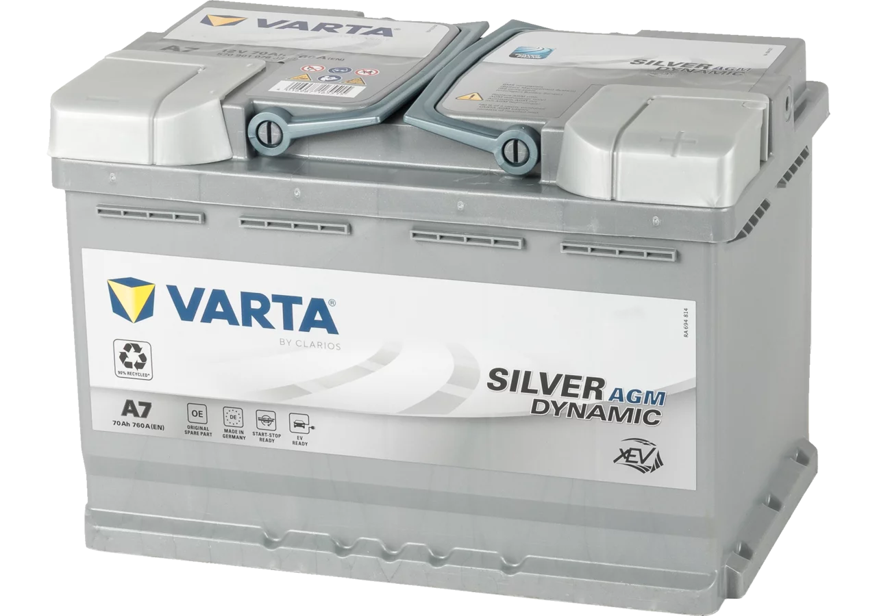 Varta Silver Dynamic AGM Batterie 12 V 70 Ah 760 A Varta