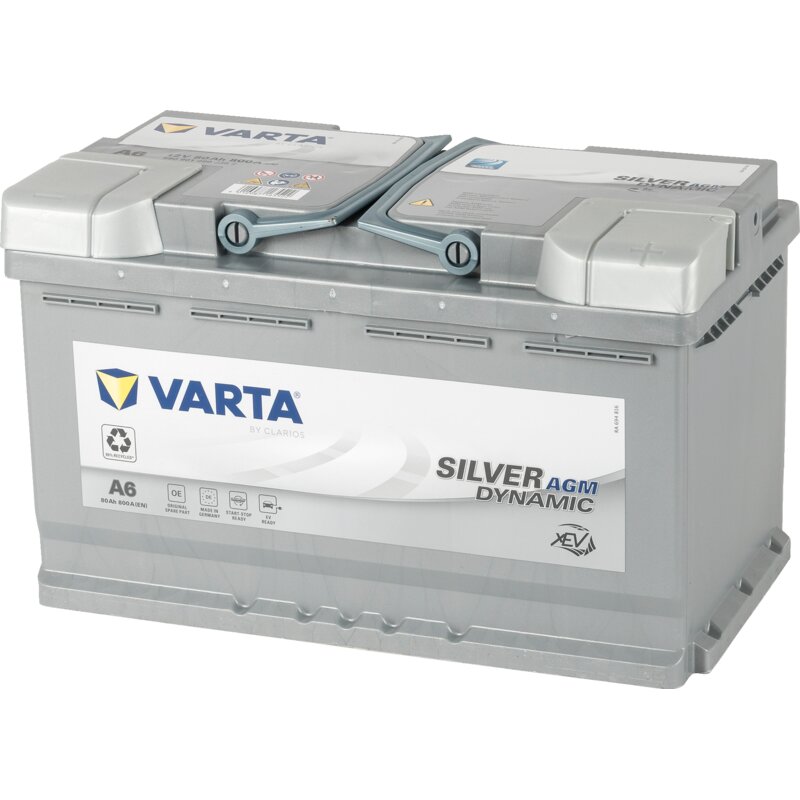 Varta Batterie 12 V, 80 Ah, 800 A VARTA Silver Dynamic AGM 580901080D852