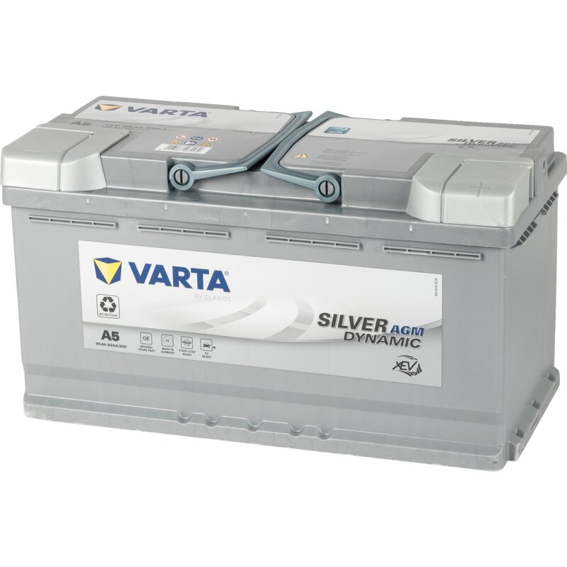 Varta Batterie 12 V, 95 Ah, 850 A VARTA Silver Dynamic AGM 595901085D852