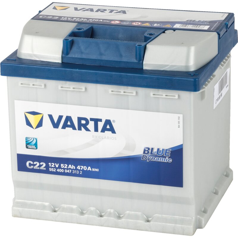 Varta Batterie 12 V, 52 Ah, 470 A VARTA Blue Dynamic 5524000473132