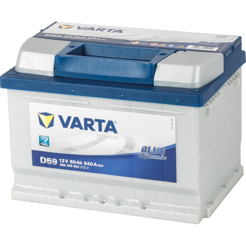 Varta Batterie 12 V, 60 Ah, 540 A VARTA Blue Dynamic 5604090543132