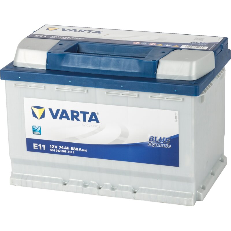 Varta Batterie 12 V, 74 Ah, 680 A VARTA Blue Dynamic 5740120683132