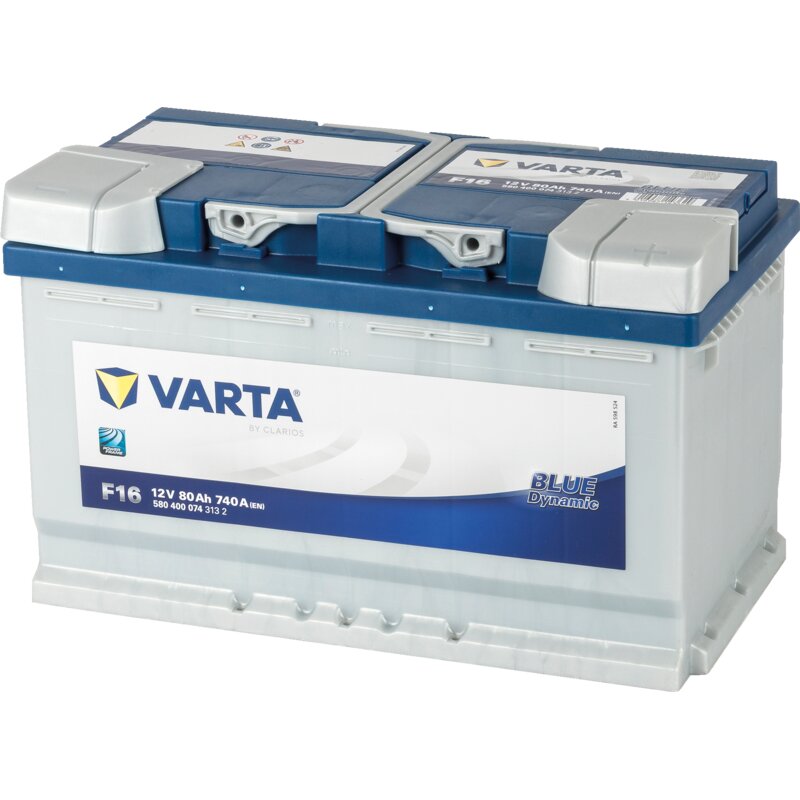 Varta Batterie 12 V, 80 Ah, 740 A Varta Dynamic SLI 5804060743132