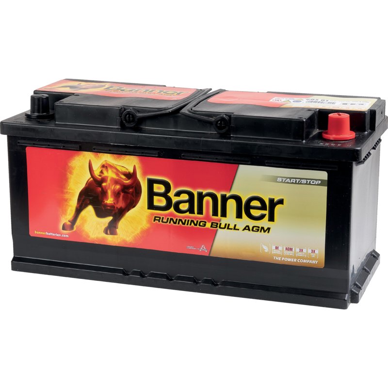 Banner Batterie 12 V, 105 Ah, 950 A, Banner Running Bull, AGM Start/Stop, 60501