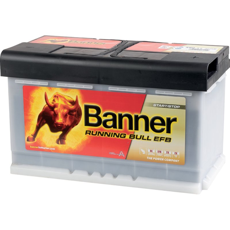 Banner Batterie 12 V, 85 Ah, 780 A, Banner Running Bull, Professional EFB Start/Stop, 58511