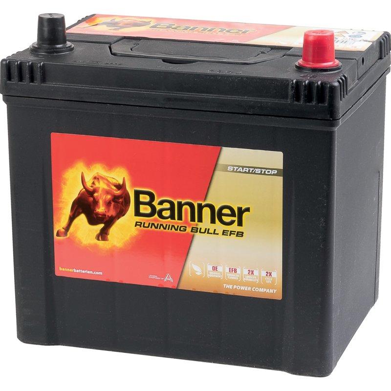 Banner Batterie 12 V, 65 Ah, 550 A, Banner Running Bull, EFB Start/Stop, 56515 Asia