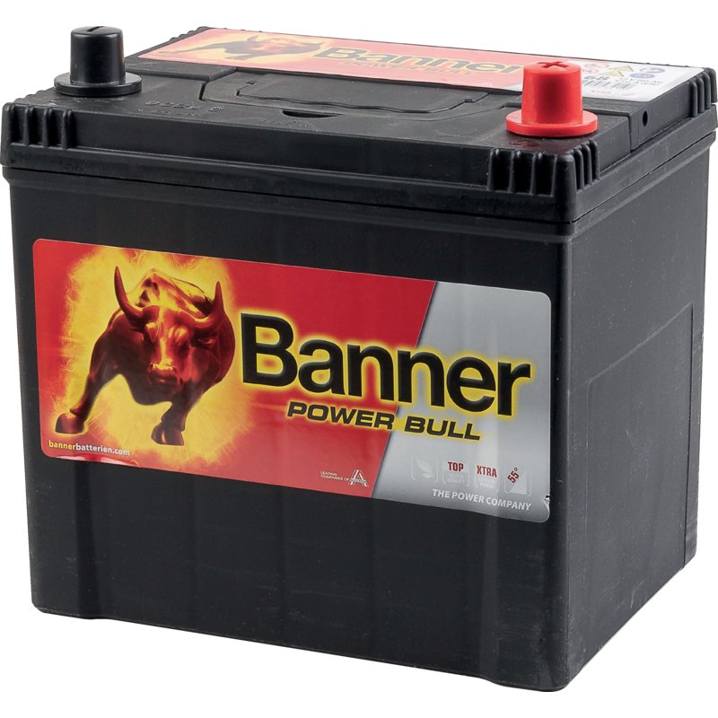 Banner Batterie 12 V, 60 Ah, 510 A, Banner Power Bull, P6068 Asia