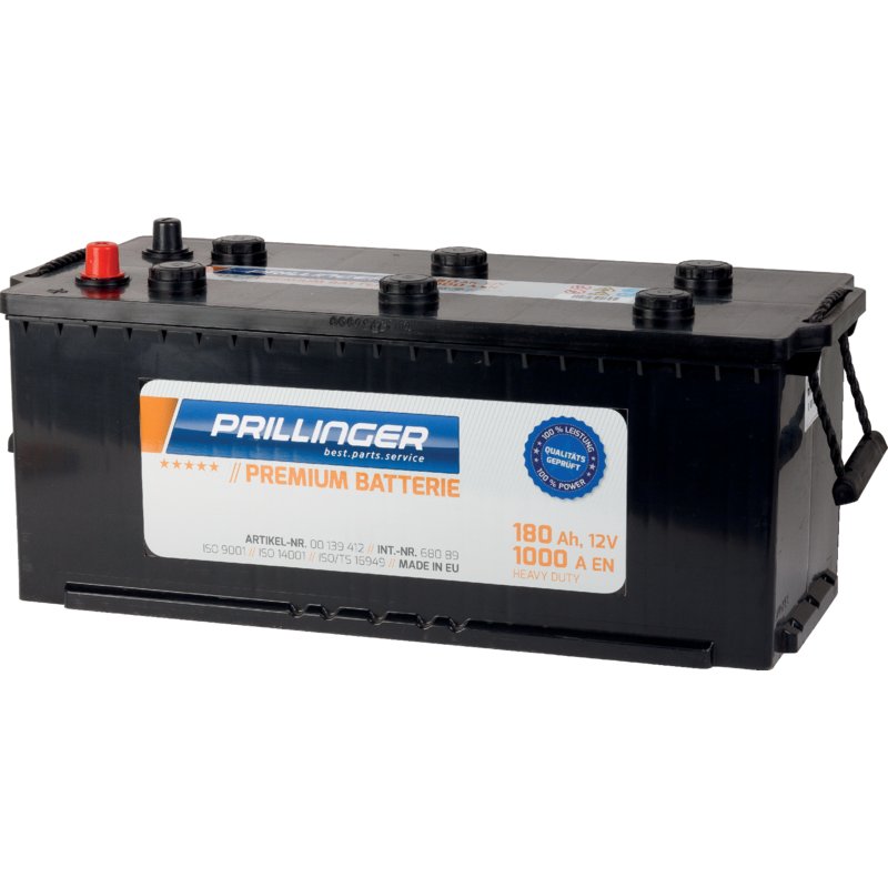Prillinger Premium Batterie 12 V, 180 Ah, 1000 A, Premium, 68089