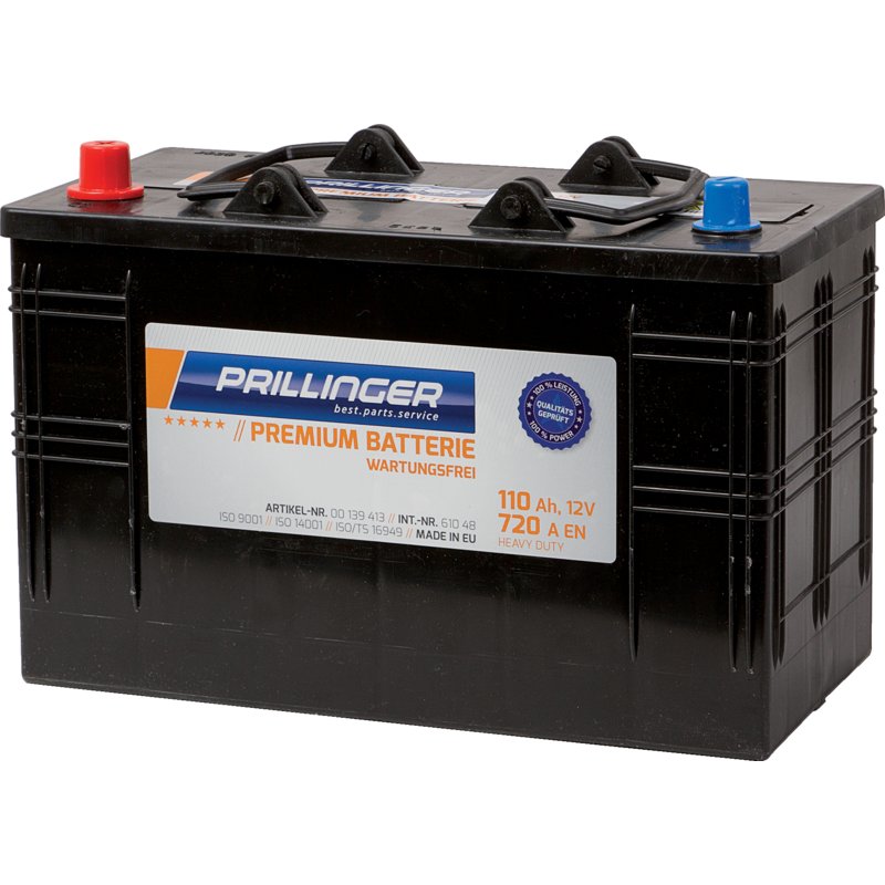 Prillinger Premium Batterie 12 V, 110 Ah, 800 A, Premium, 61048