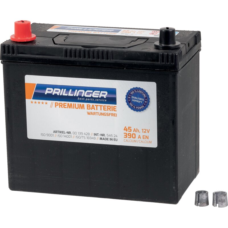 Prillinger Premium Batterie 12 V, 45 Ah, 340 A, Premium, 54524