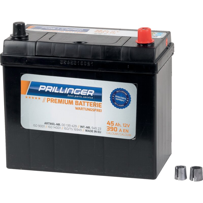 Prillinger Premium Batterie 12 V, 45 Ah, 340 A, Premium, 54523