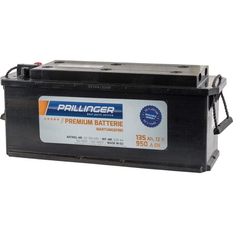 Prillinger Premium Batterie 12 V, 135 Ah, 900 A, Premium, 63544