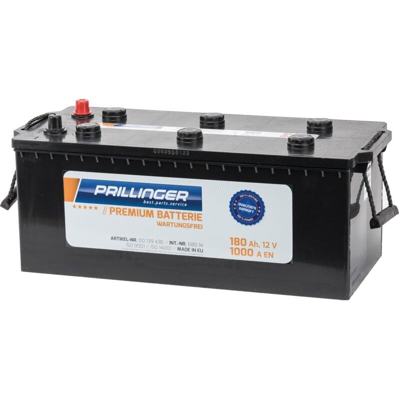 Prillinger Premium Batterie 12 V, 180 Ah, 1000 A, Premium, 68014