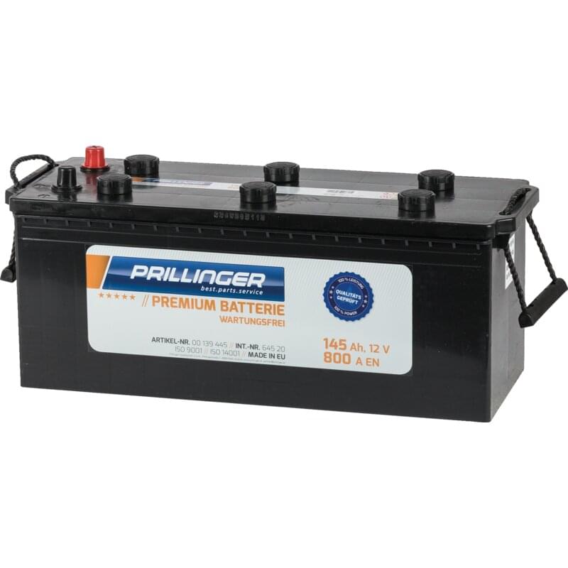 Prillinger Premium Batterie 12 V, 145 Ah, 800 A, Premium, 64520