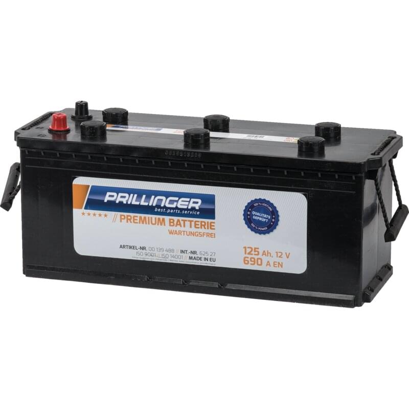 Prillinger Premium Batterie 12 V, 125 Ah, 690 A, Premium, 62527