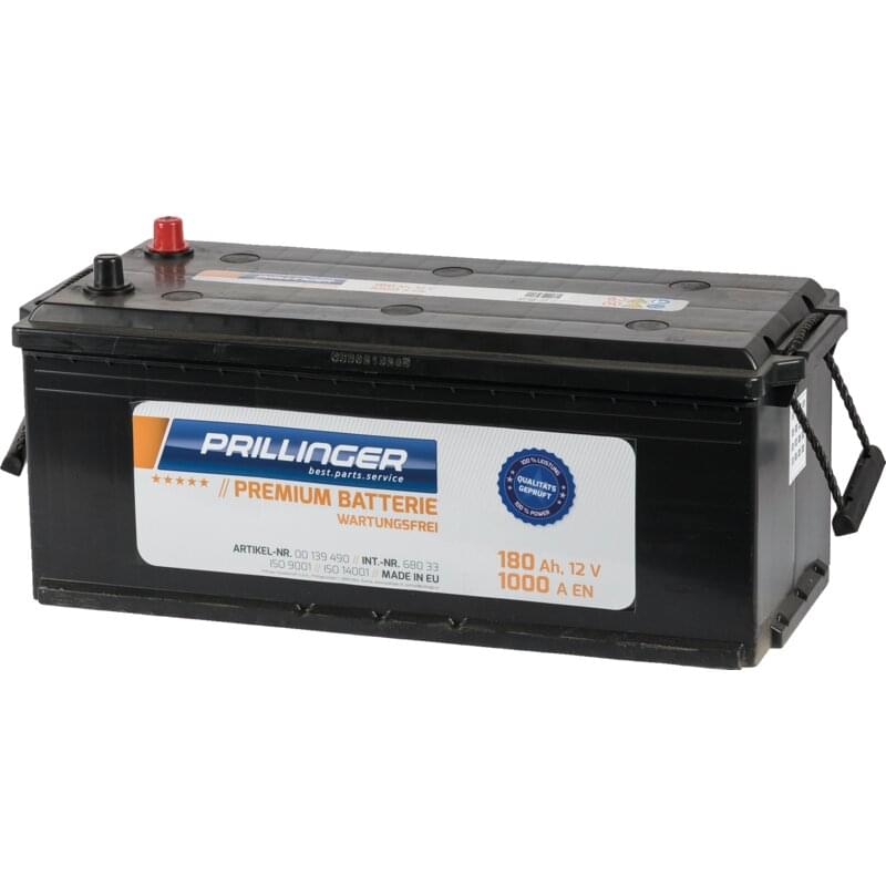 Prillinger Premium Batterie 12 V, 180 Ah, 1000 A, Premium, 68033