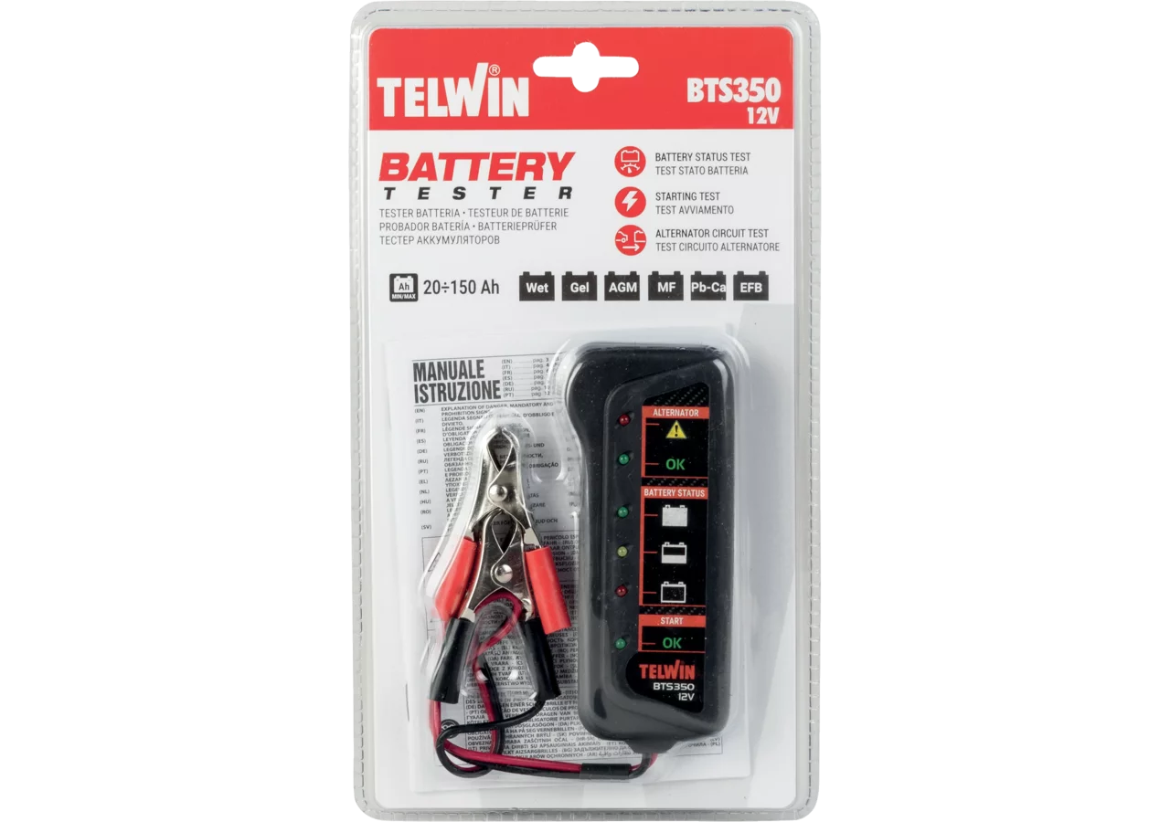 Batterie- Alternatortester 12 V, 20 - 250 A BTS350 Telwin