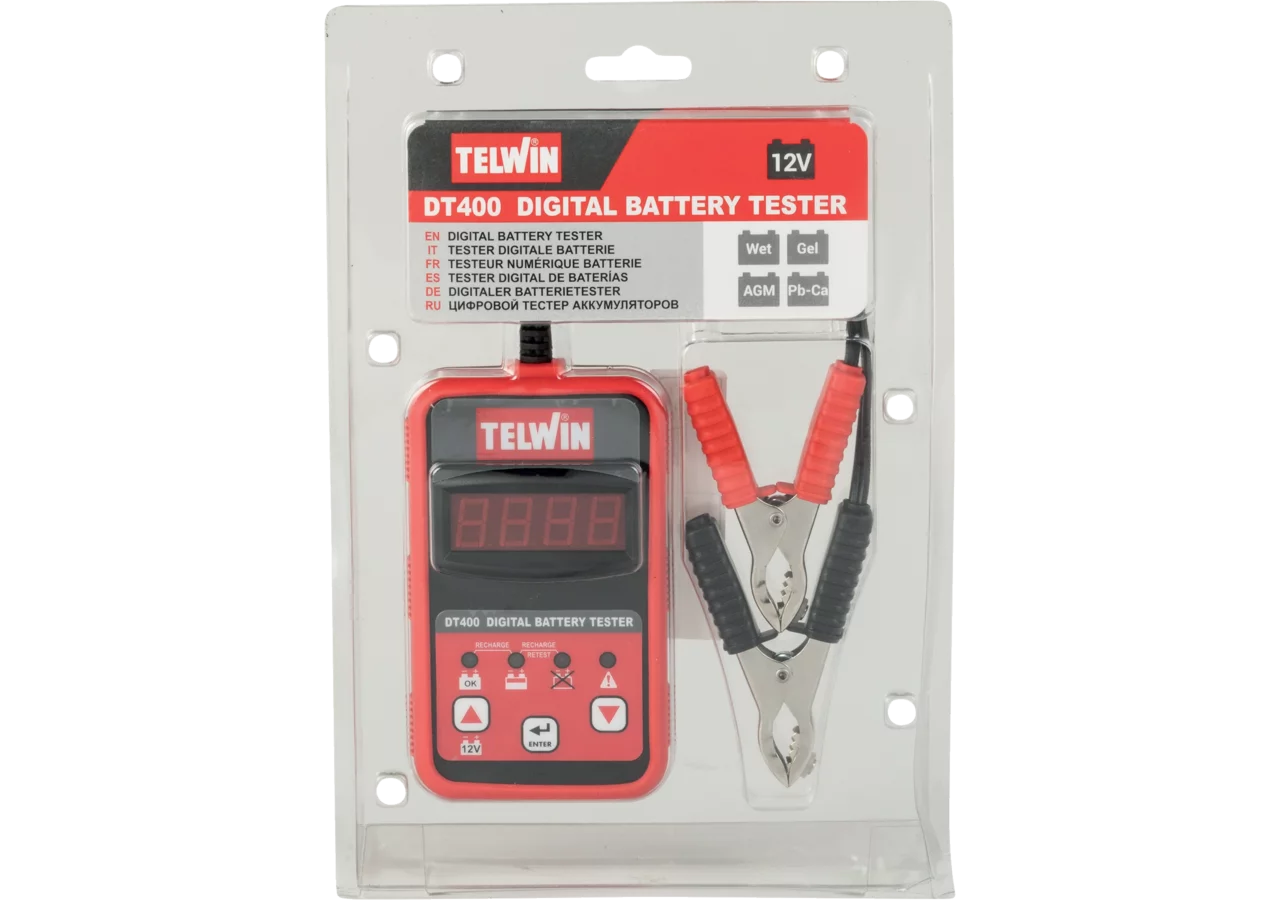 Batterietester 12 V, 20 -200 A DT400 Telwin