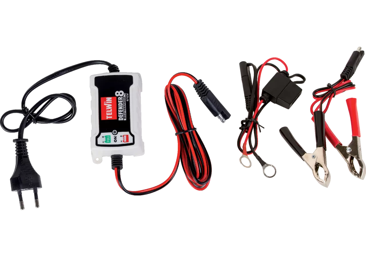 Ladegerät 6 V / 12 V, 0,75 A, Telwin, Defender 8 Telwin