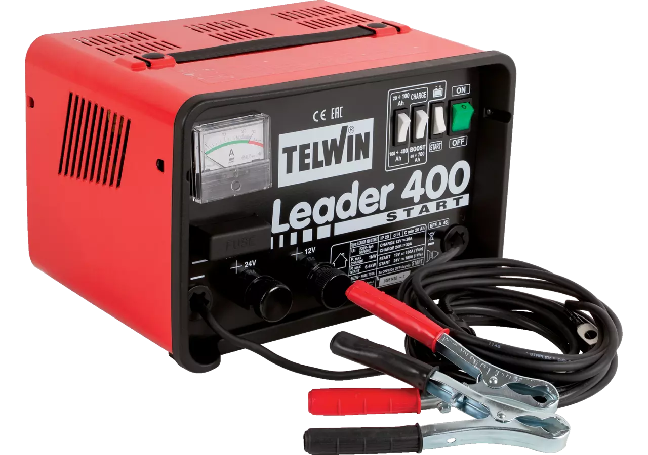 Ladegerät 12 / 24 V, 45 A, Telwin, Leader 400 Telwin