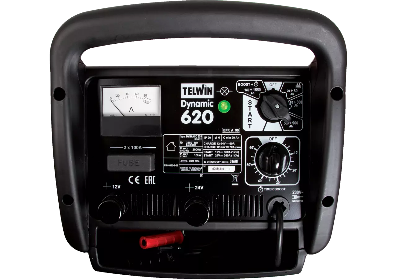 Lade- Startgerät 12 / 24 V, 90 A, Telwin, Dynamic 620 Start Telwin