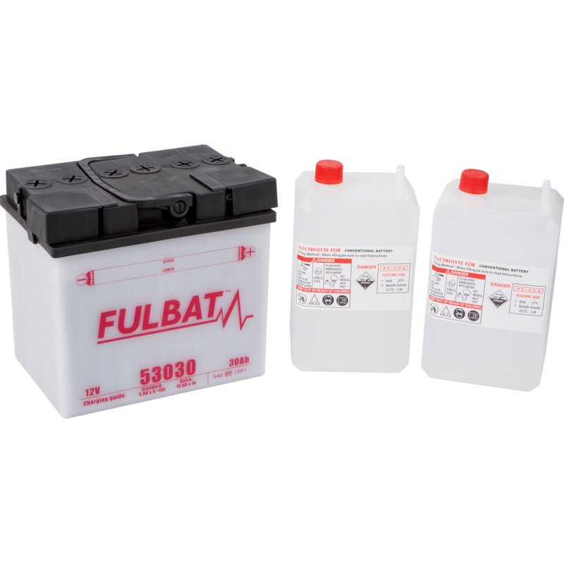 Fulbat Batterie 12 V, 30 Ah, 300 A, 53030 530 30